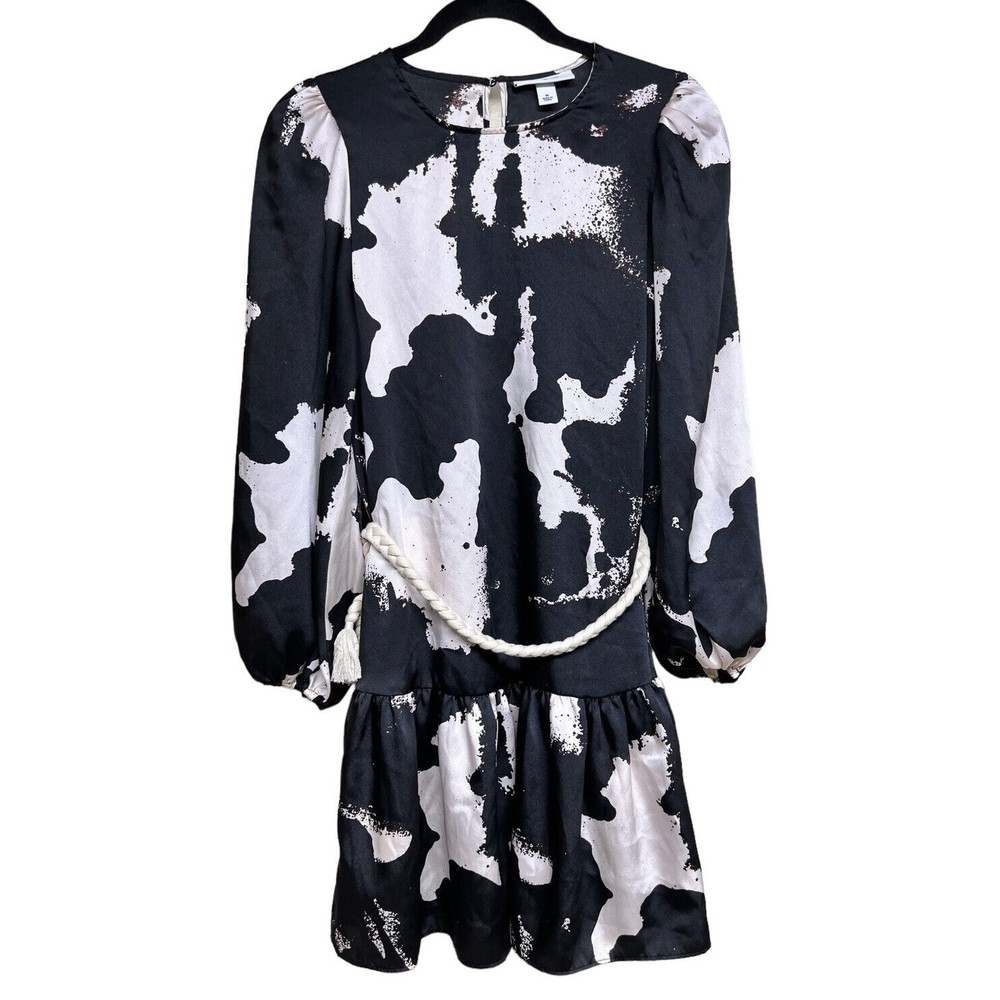 ALEXIS X TARGET‎ RUFFLE MINI DRESS W/ROPE BELT WOMEN’S SIZE MEDIUM